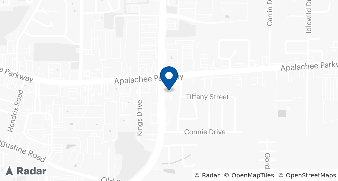 Map of Dairy Queen Location:: 1319 Capital Cir SE, Tallahassee, FL, 32301-5111